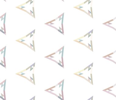 Geometrik şekilli kusursuz desen vektör çizimi