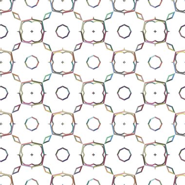 Kusursuz desenli dekoratif dekoratif şablon