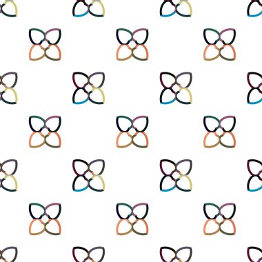 soyut geometrik dikişsiz arkaplan, vektör illüstrasyonu 