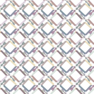 soyut geometrik dikişsiz desen, vektör illüstrasyonu