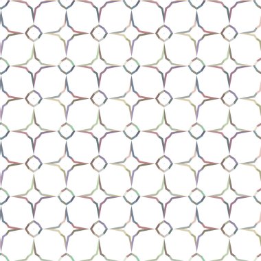 Geometrik şekilli kusursuz desen vektör çizimi