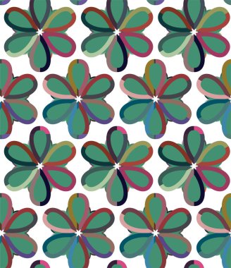 Geometrik dikişsiz desenlerin vektör çizimi, soyut duvar kağıdı arkaplanı 