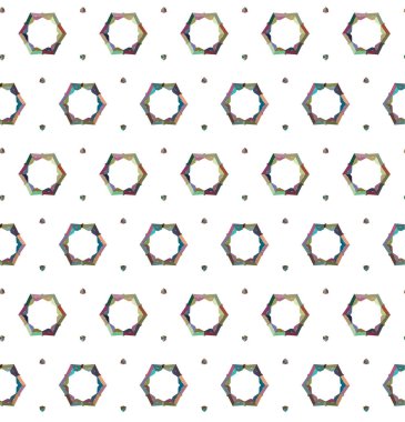 soyut geometrik dikişsiz arkaplan, vektör illüstrasyonu 