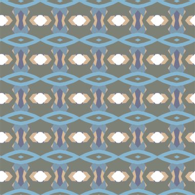 soyut geometrik dikişsiz desen, vektör illüstrasyonu