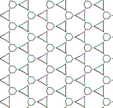 Geometrik süsleme tarzında soyut arkaplan dokusu, vektörsüz tasarım
