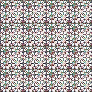 soyut geometrik dikişsiz konuşma, vektör illüstrasyonu