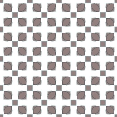 Geometrik şekilli kusursuz desen vektör çizimi
