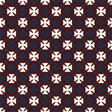 Kusursuz desenli dekoratif dekoratif şablon 