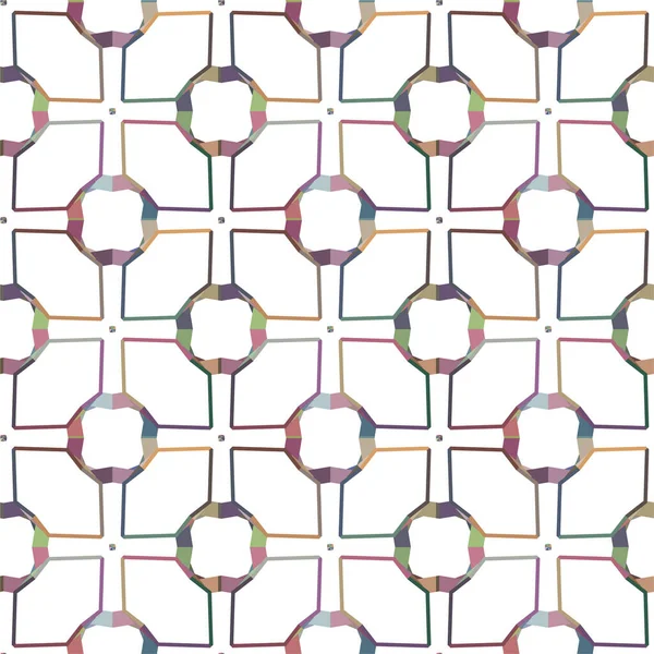 Resumo Fundo Sem Costura Geométrica Ilustração Vetorial — Vetor de Stock