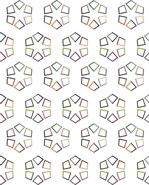 Illustrazione Vettoriale Del Modello Geometrico Senza Soluzione Continuità Sfondo Astratto — Vettoriale Stock