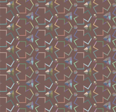 soyut geometrik dikişsiz arkaplan, vektör illüstrasyonu 