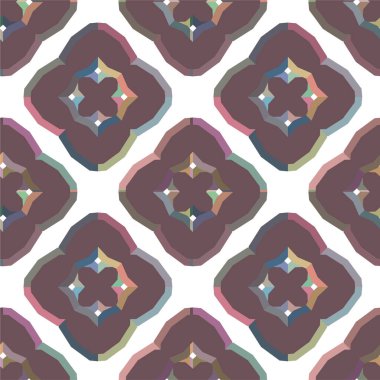 Geometrik dikişsiz desenlerin vektör çizimi, soyut duvar kağıdı arkaplanı