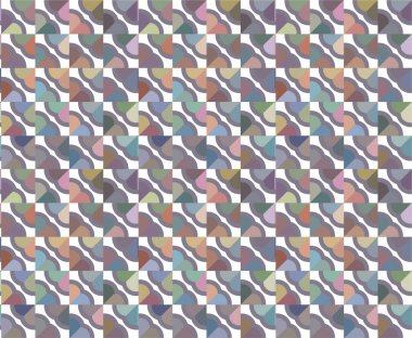 Geometrik dikişsiz desenlerin vektör çizimi, soyut duvar kağıdı arkaplanı 