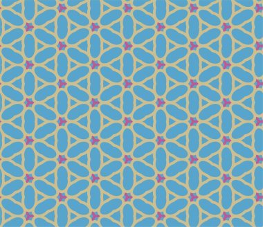 Geometrik dikişsiz desenlerin vektör çizimi, soyut duvar kağıdı arkaplanı 