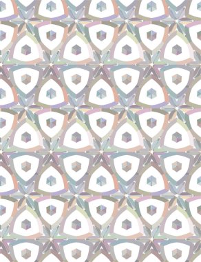 Geometrik dikişsiz desenlerin vektör çizimi, soyut duvar kağıdı arkaplanı