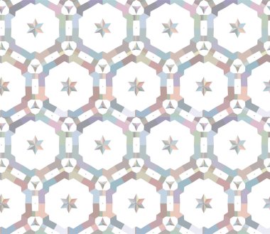 Kusursuz desenli dekoratif dekoratif şablon 