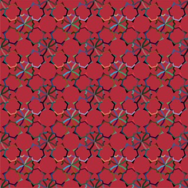 Soyut geometrik süslemesiz desen. tasarım arkaplanı, vektör illüstrasyonu