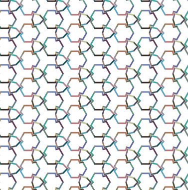 soyut geometrik dikişsiz arkaplan, vektör illüstrasyonu 