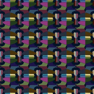 Soyut geometrik süslemesiz desen. tasarım arkaplanı, vektör illüstrasyonu