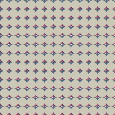 Geometrik şekilli kusursuz desen vektör çizimi