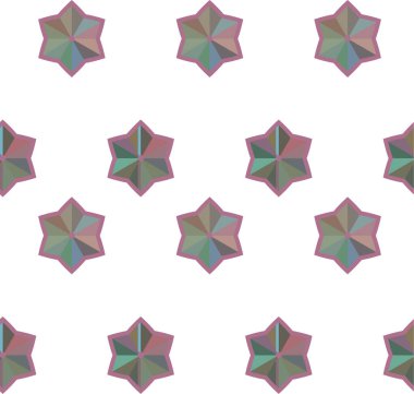 Geometrik şekilli kusursuz desen vektör çizimi
