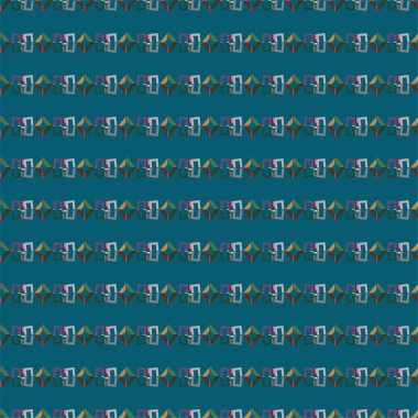 Geometrik dikişsiz desenlerin vektör çizimi, soyut duvar kağıdı arkaplanı