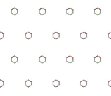 Geometrik şekilli kusursuz desen vektör çizimi