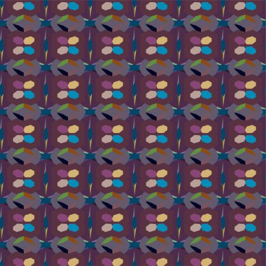 Geometrik dikişsiz desenlerin vektör çizimi, soyut duvar kağıdı arkaplanı 