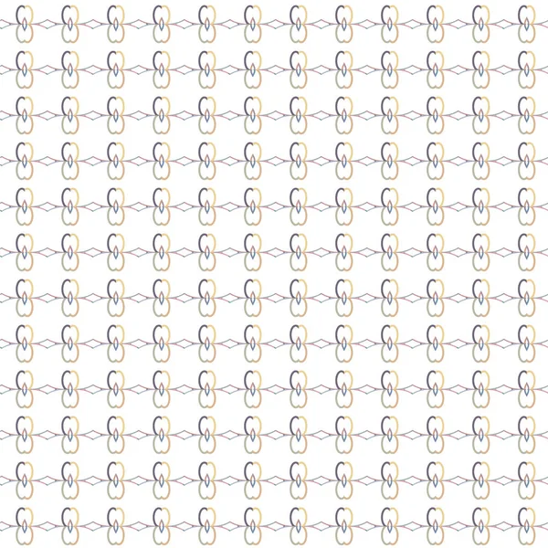 Modello Senza Soluzione Continuità Con Forme Geometriche Illustrazione Vettoriale — Vettoriale Stock