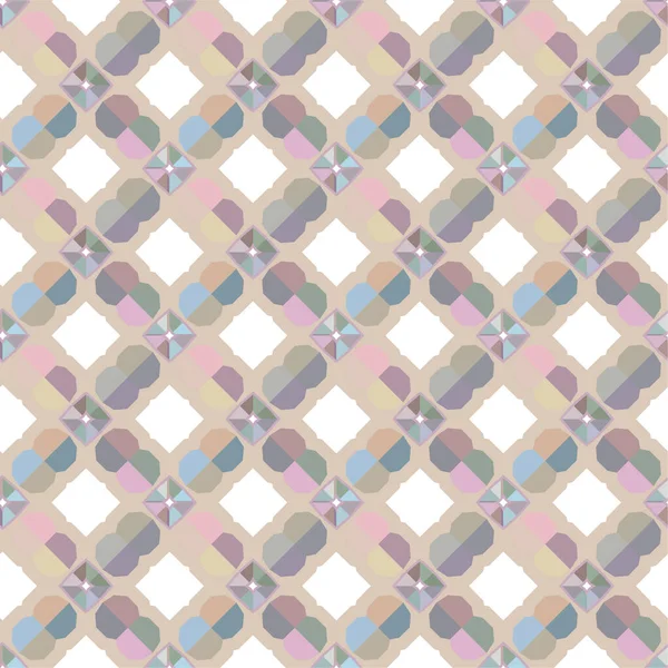 Фон Обоев Бесшовным Рисунком Абстрактный Геометрический Векторный Шаблон — стоковый вектор