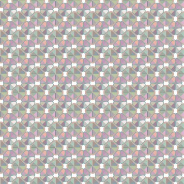 Geometrik şekilli kusursuz desen vektör çizimi