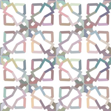 soyut geometrik dikişsiz arkaplan, vektör illüstrasyonu 