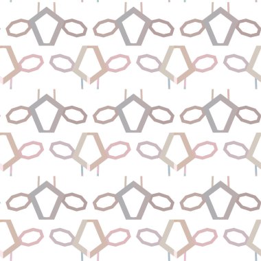 soyut geometrik dikişsiz arkaplan, vektör illüstrasyonu 