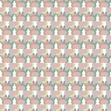 Geometrik şekilli kusursuz desen vektör çizimi