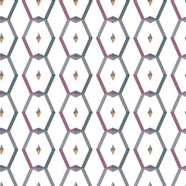 Kusursuz desenli dekoratif dekoratif şablon