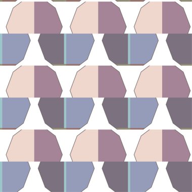 soyut geometrik dikişsiz desen, vektör illüstrasyonu
