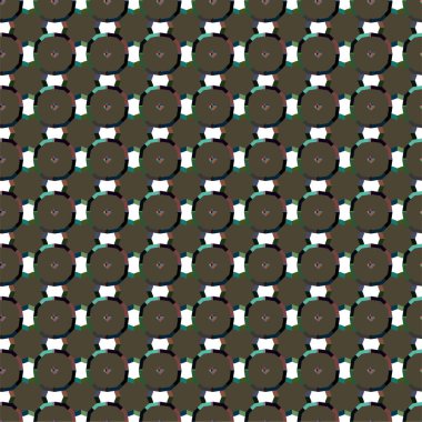 Kusursuz desenli dekoratif dekoratif şablon 