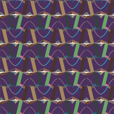 soyut geometrik dikişsiz arkaplan, vektör illüstrasyonu 