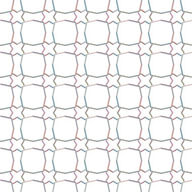 Geometrik şekilli kusursuz desen vektör çizimi