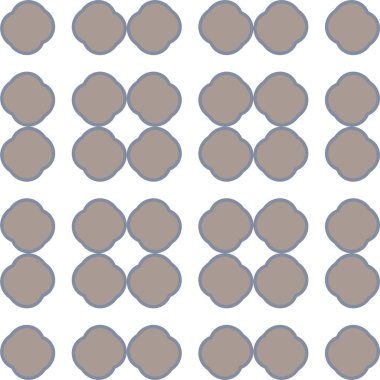 Geometrik şekilli kusursuz desen vektör çizimi