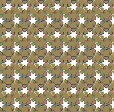 Kusursuz desenli duvar kağıdı arkaplanı, soyut geometrik vektör şablonu