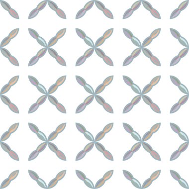 Kusursuz desenli dekoratif dekoratif şablon