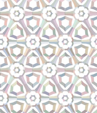 Geometrik dikişsiz desenlerin vektör çizimi, soyut duvar kağıdı arkaplanı 