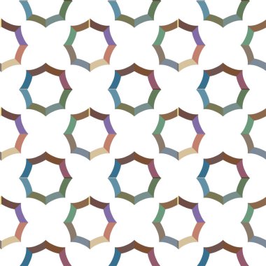 soyut geometrik dikişsiz arkaplan, vektör illüstrasyonu 