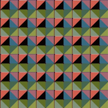 Geometrik dikişsiz desenlerin vektör çizimi, soyut duvar kağıdı arkaplanı 