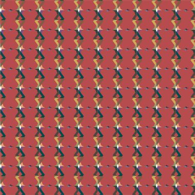 Geometrik şekilli kusursuz desen vektör çizimi