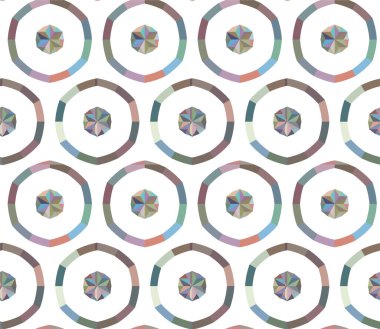 Geometrik dikişsiz desenlerin vektör çizimi, soyut duvar kağıdı arkaplanı 