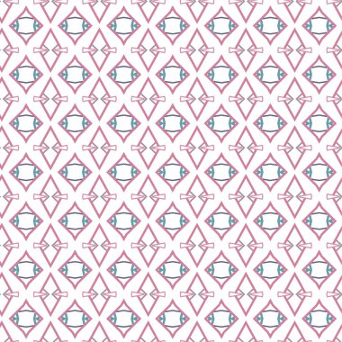 soyut geometrik dikişsiz arkaplan, vektör illüstrasyonu 