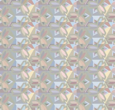 Geometrik dikişsiz desenlerin vektör çizimi, soyut duvar kağıdı arkaplanı 