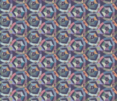 Geometrik dikişsiz desenlerin vektör çizimi, soyut duvar kağıdı arkaplanı 